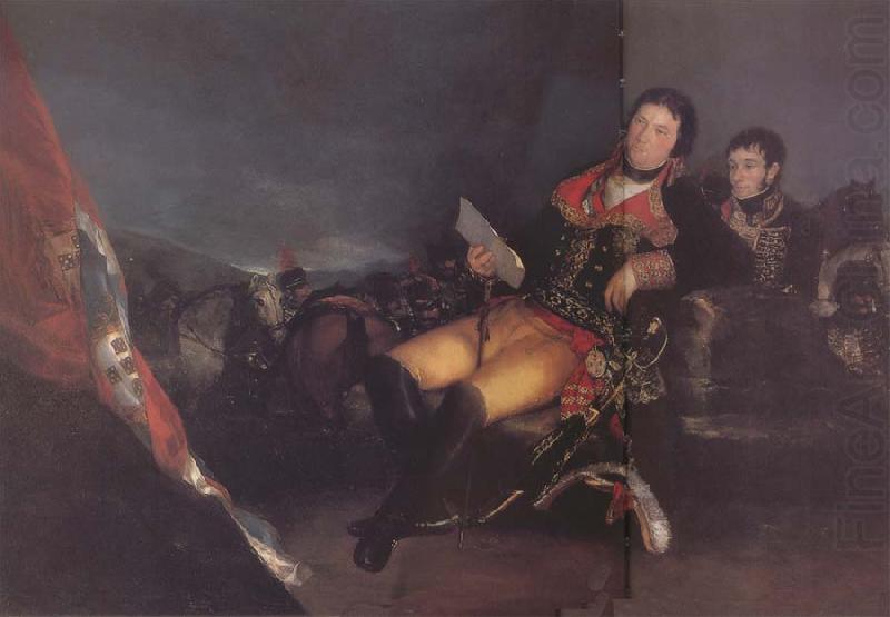 Francisco Goya Don Manuel Godoy as Commander in the War of the Oranges china oil painting image